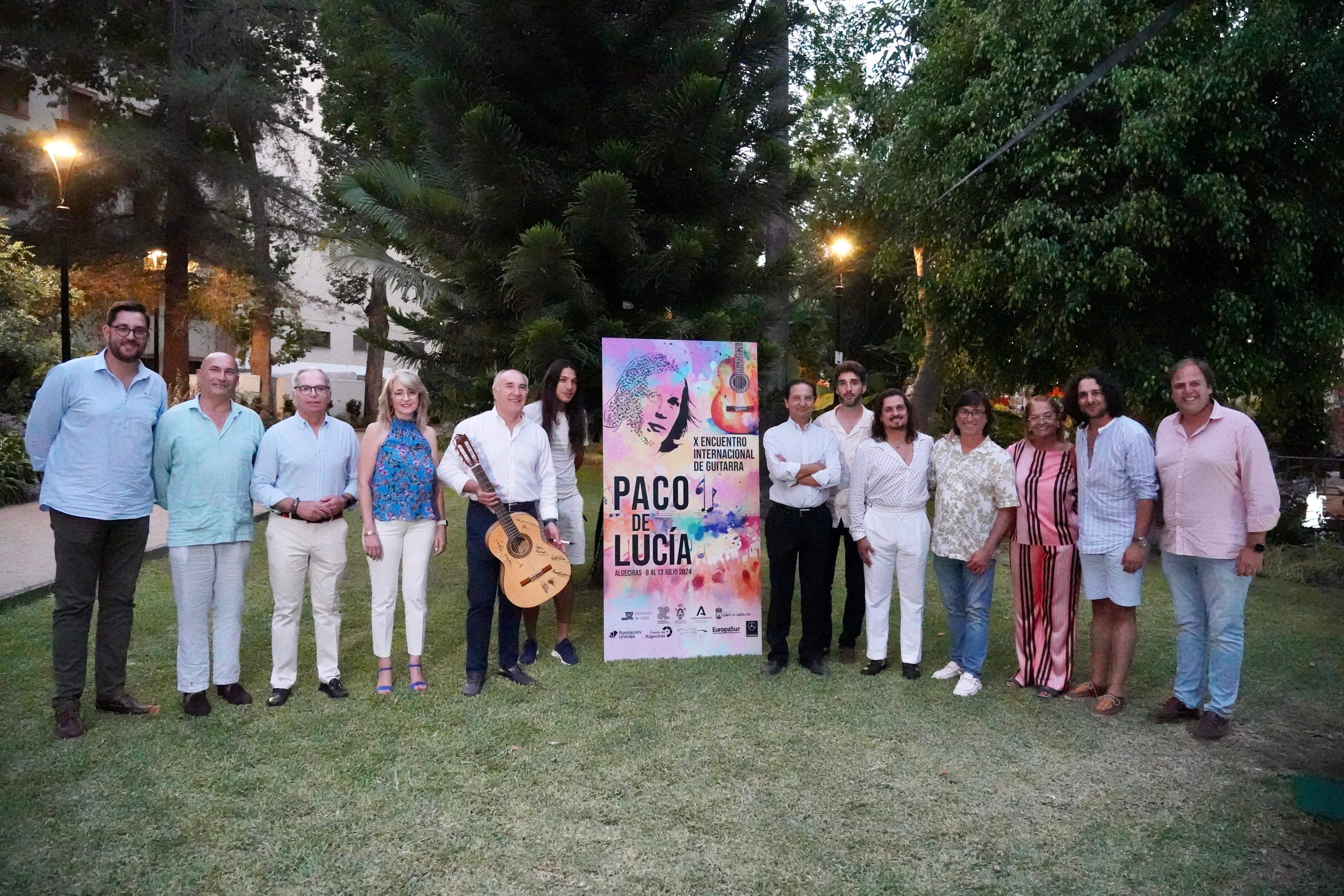 Homenaje de los jóvenes de Sexteto a Paco de Lucía en el ecuador del Encuentro.