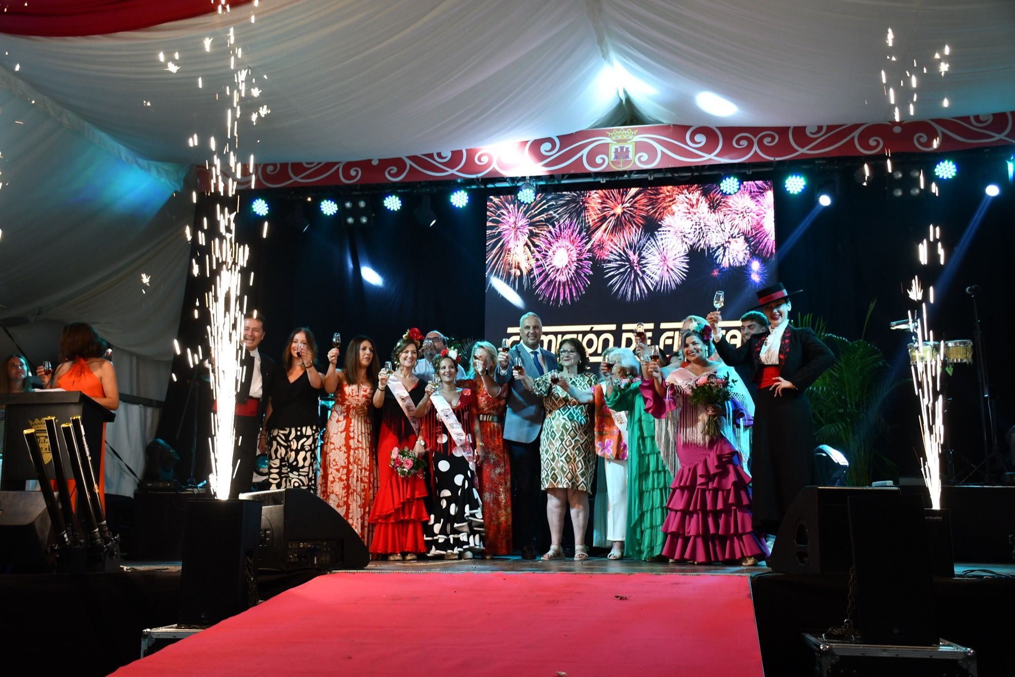 Arranca este jueves la Feria de Torreguadiaro. Brillante presentación de las Damas del Mar de la Feria de Torreguadiaro 2024.
