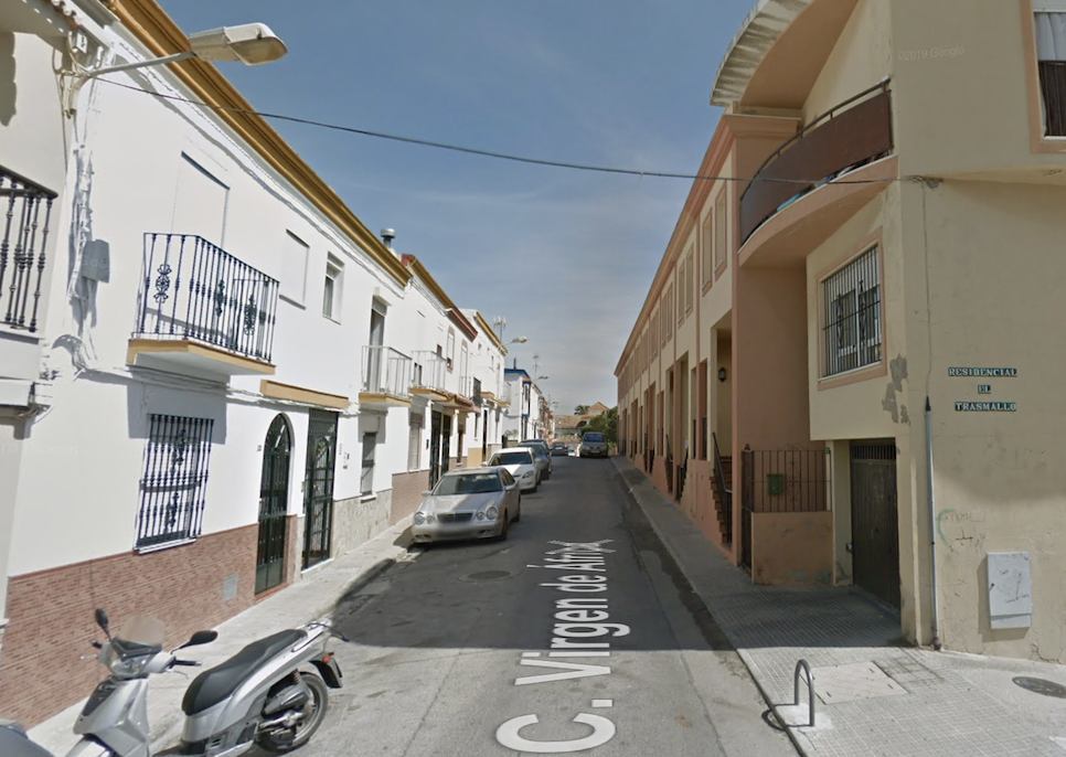 Calle Virgen de África, en una imagen de Google Maps.