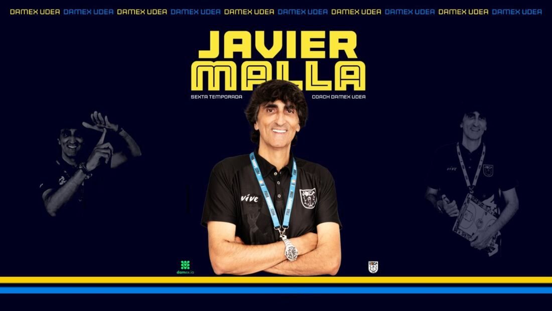 Javier Malla, renovado como entrenador del equipo Leb Plata de Damex Udea