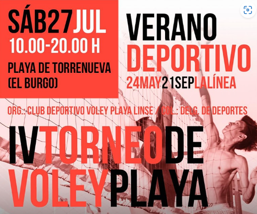 Fin de semana para el deporte en La Línea: torneo de Voley playa y el I Aquatlón .