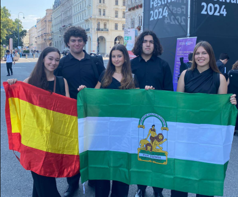 Cinco linenses de la Joven Orquesta Filarmónica ‘Campos Andaluces’ actúan en un festival en Viena.