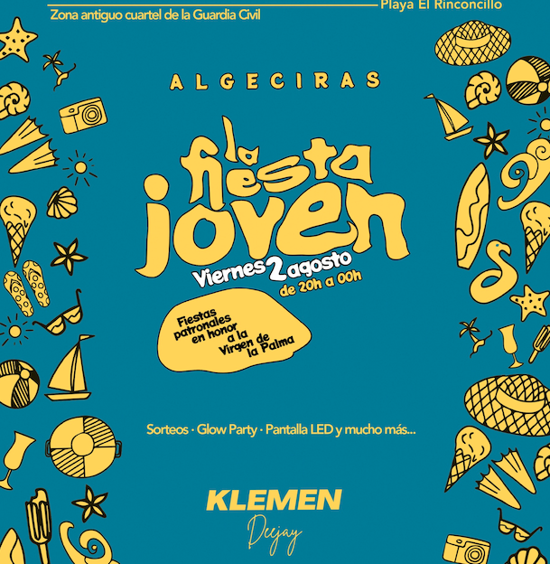 La Fiesta de la Juventud llenará de música la playa de El Rinconcillo este viernes.