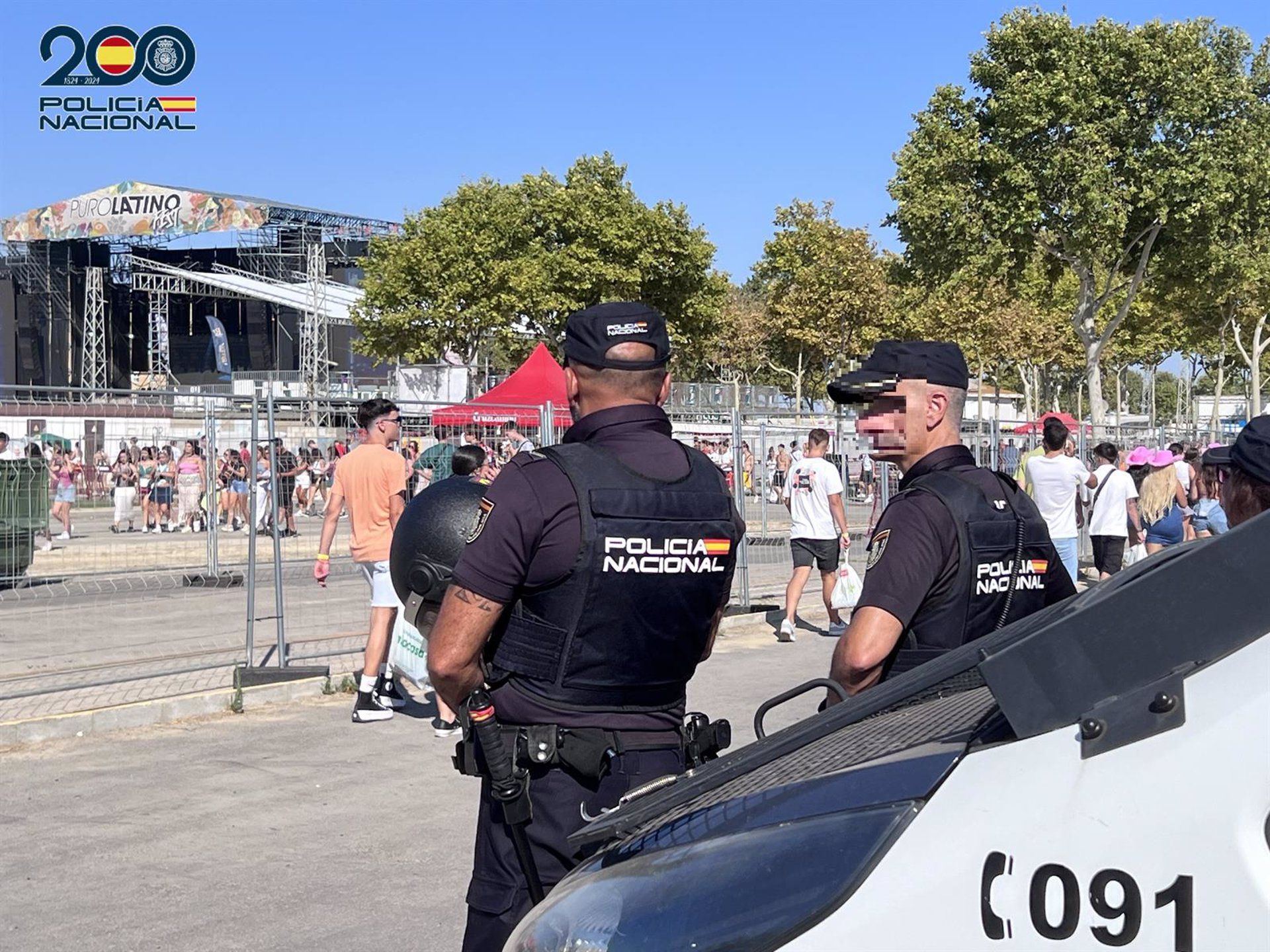 La Policía detiene a 21 personas y pone 300 denuncias por drogas durante el Festival Puro Latino en El Puerto.