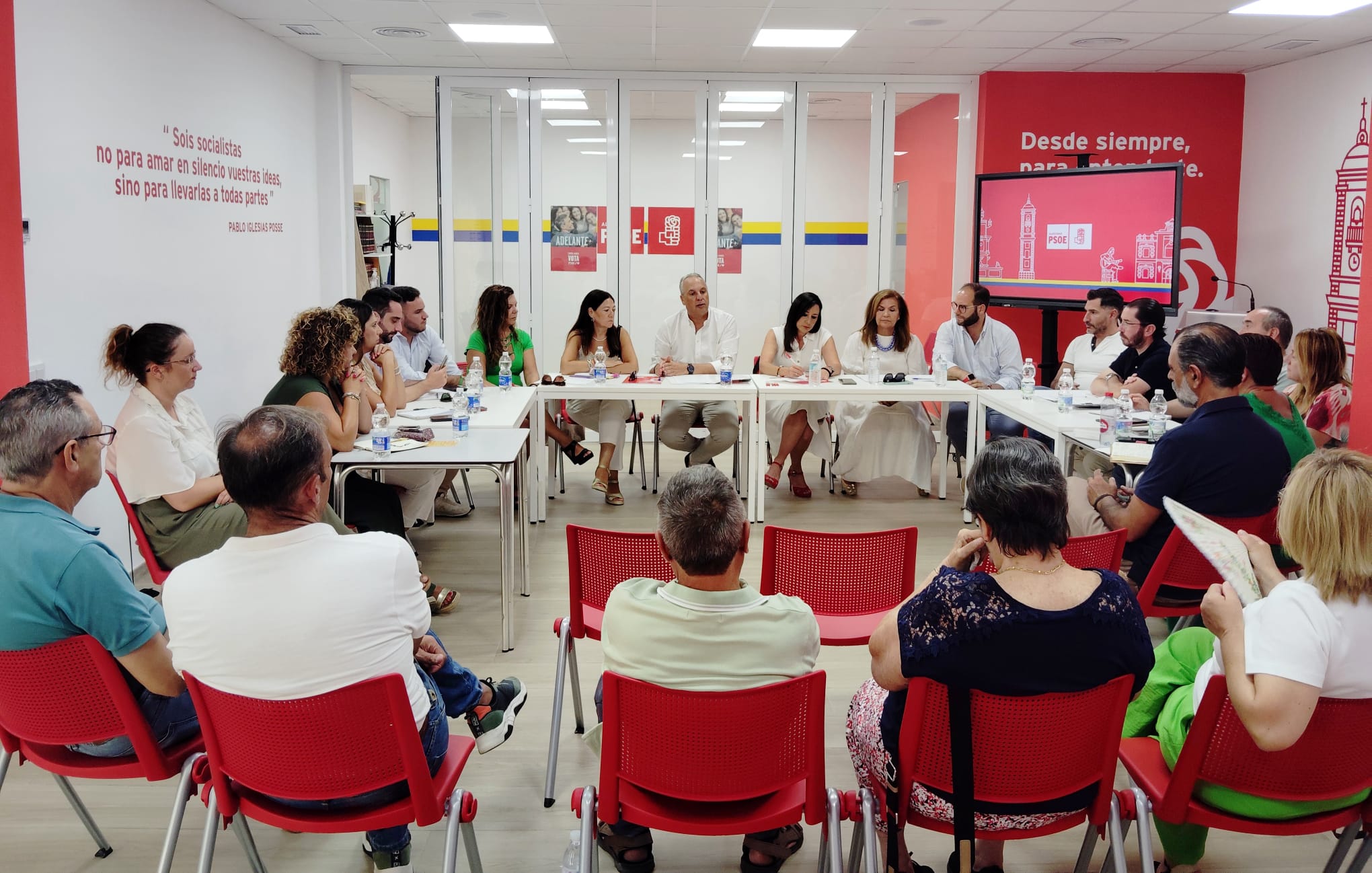 El PSOE habla de "incendio sanitario" en hospitales y centros de salud del Campo de Gibraltar. Foto: PSOE. 