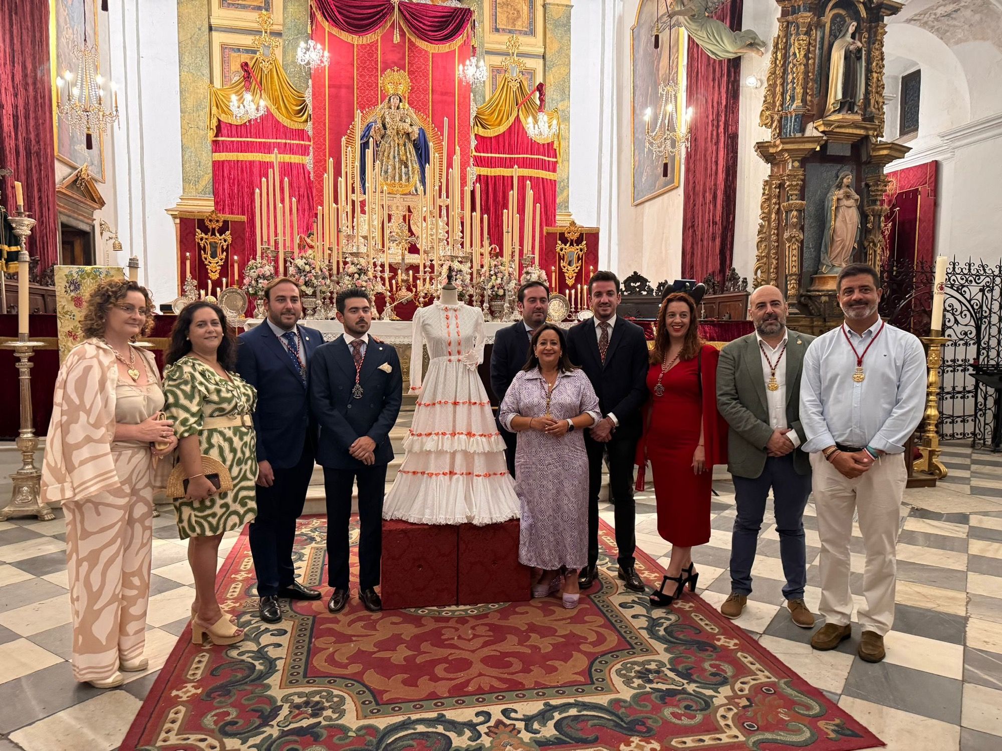 Alejandro Andana exalta a la patrona de San Roque Santa María Coronada.