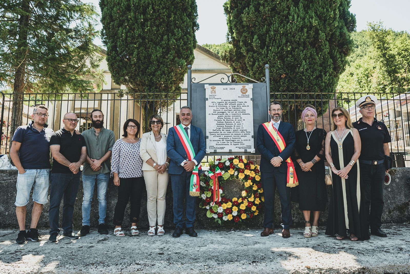 La Línea ratifica su Hermanamiento con Buonabitacolo a través de una visita a la ciudad italiana