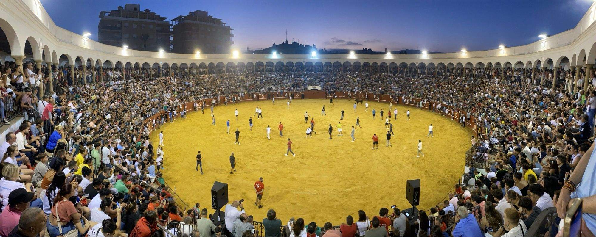 El Toro del Aguardiente cierra sin incidentes la Feria de San Roque. 