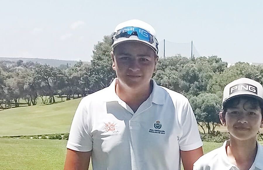 El jugador algecireño del Club de Golf La Cañada, Gonzalo Baños Ramos