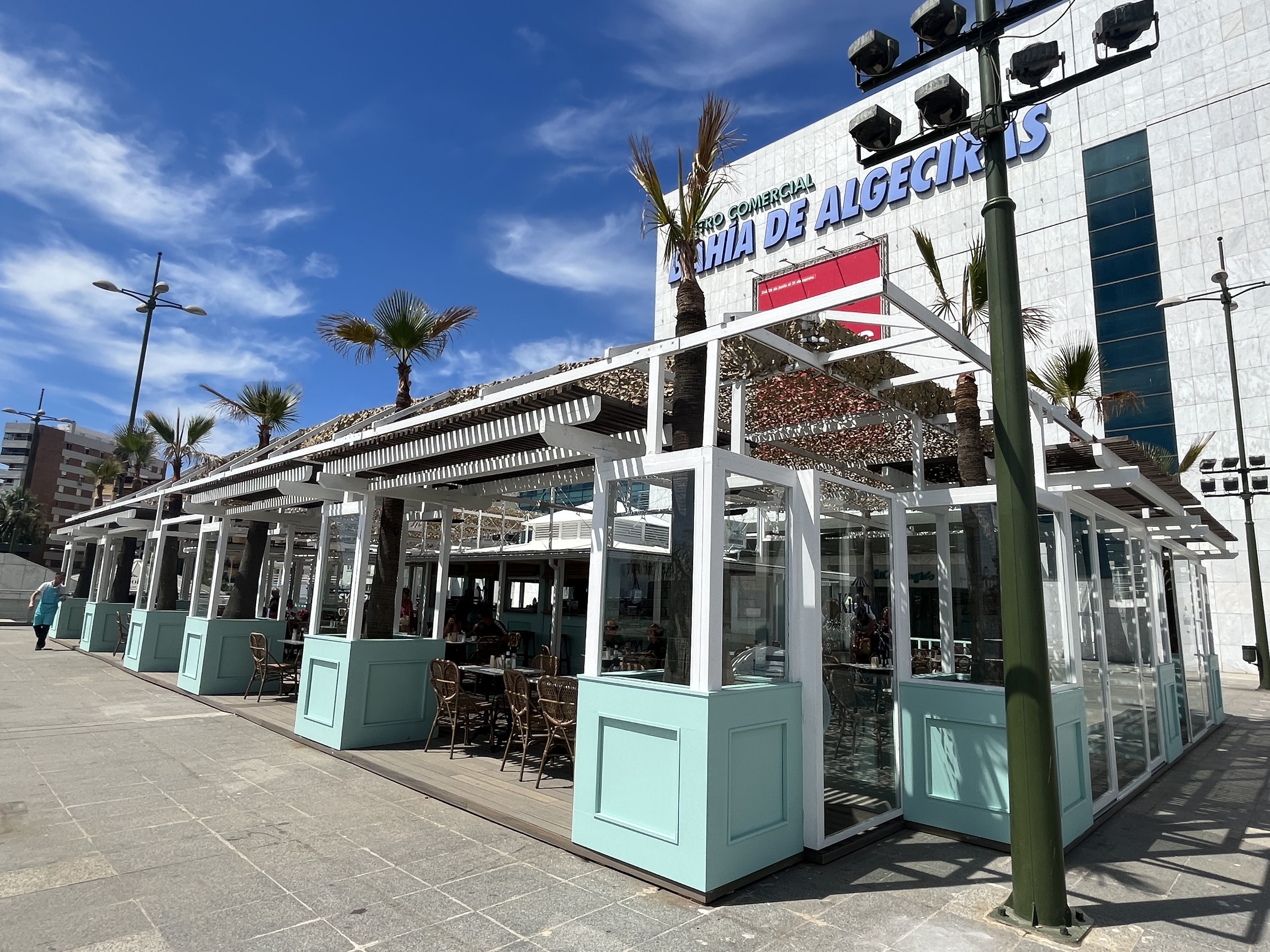 Así es 'El Kiosko', el nuevo espacio de restauración en la primera terraza de El Corte Inglés. Imagen: B. J./8Directo.   