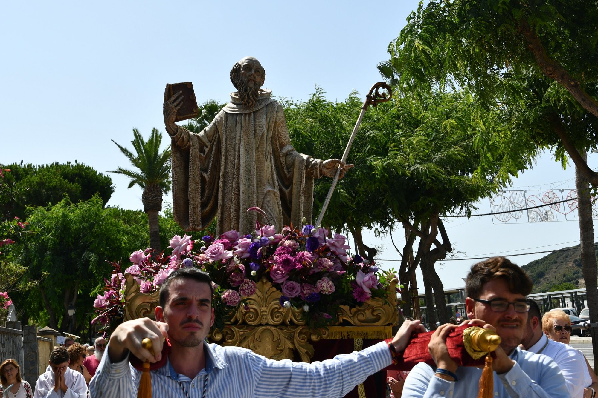 Misa y procesión de San Bernardo Abad, este martes en la Estación de San Roque
