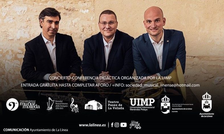 Un concierto del Trío Molbe abrirá la temporada 2024/25 de la Sociedad Musical Linense.