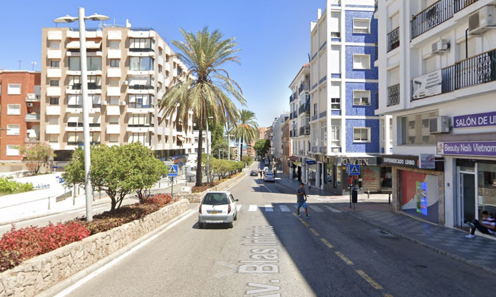 Atropellan a una mujer en la avenida Blas Infante de Algeciras.