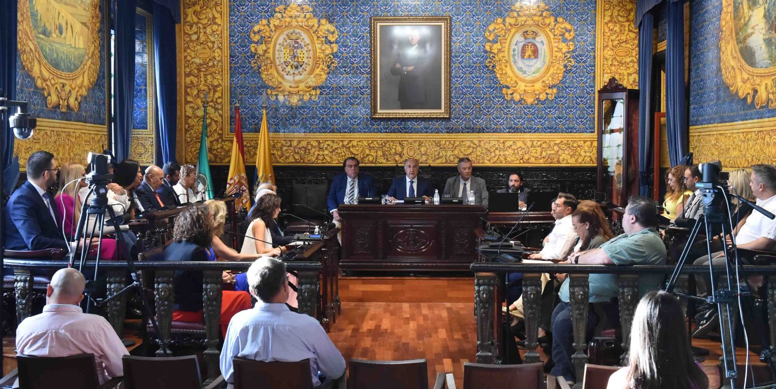 Imagen de archivo de un pleno de Algeciras. 