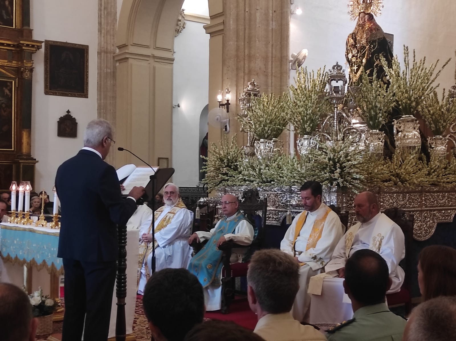 Imagen de archivo. Tarifa celebra el 275 aniversario de la proclamación de la Virgen de la Luz como Patrona
