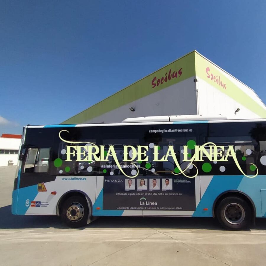 El autobús de feria en La Línea llega en tan solo dos días a un 44% de lo registrado en 2022 