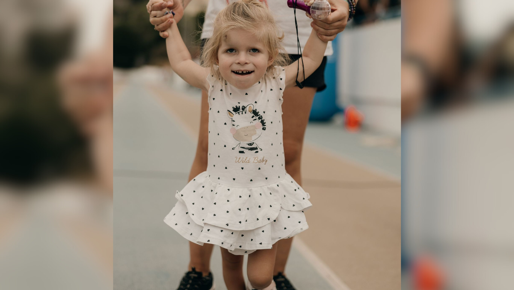 Pasos decisivos en la investigación: Princesa Gabriela comenzará un nuevo tratamiento. Foto cedida por la familia, en el último evento benéfico crossfit en las pistas Enrique Talavera de Algeciras.