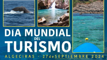 Parte del cartel que ha realizado el Ayuntamiento de Algeciras para promocionar sus actividades con motivo del Día Mundial del Turismo. 