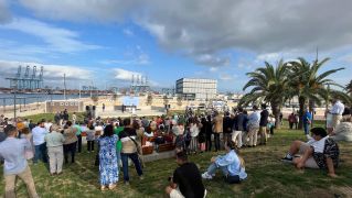 Inauguración del anfiteatro el pasado lunes. Foto: S.F. Inauguración del anfiteatro el pasado lunes. Foto: S.F.