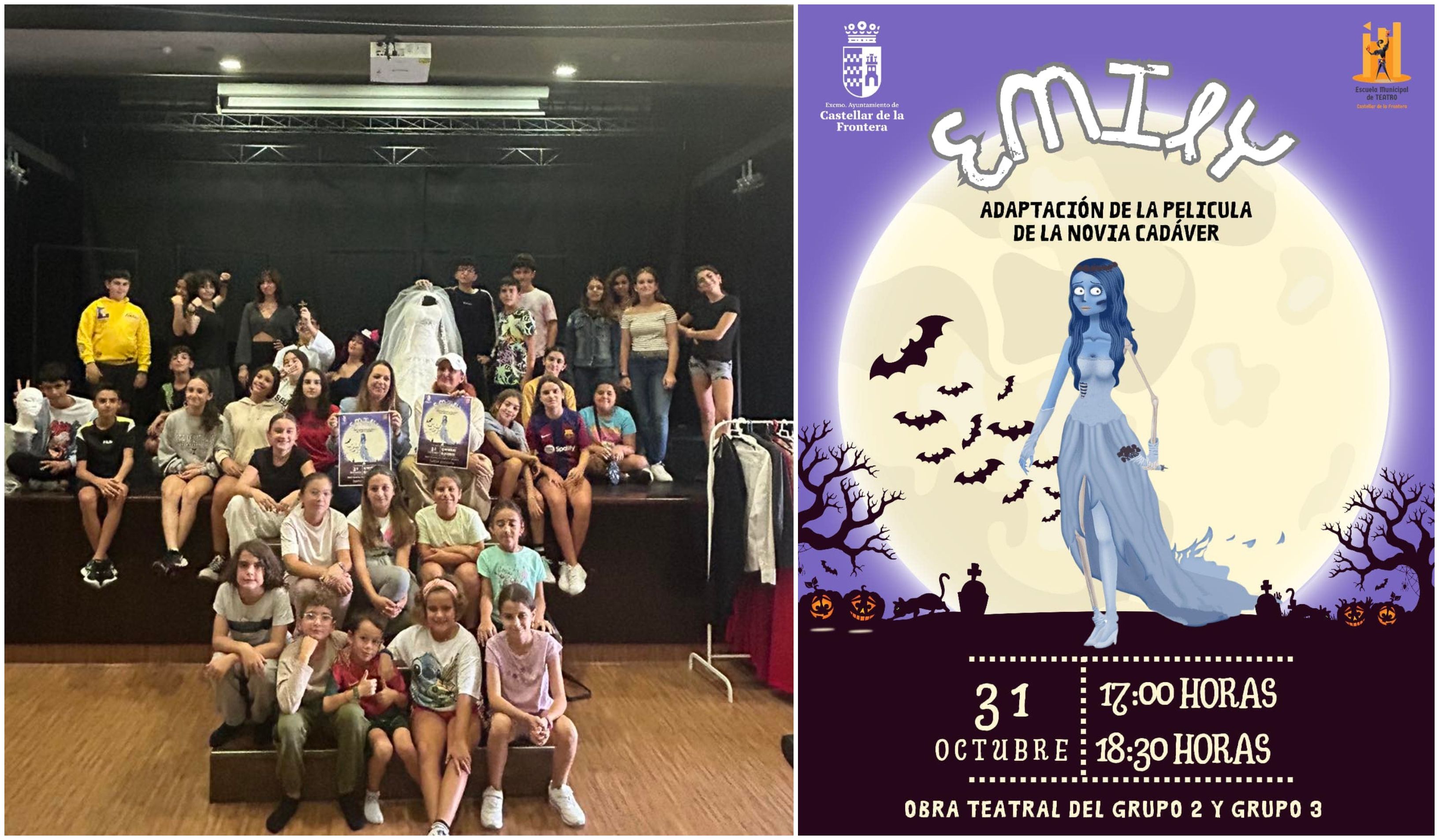 La Escuela Municipal de Teatro de Castellar adaptará la película 'La Novia Cadáver'. La Escuela Municipal de Teatro de Castellar estrena la obra 'Emily' este viernes 8 de noviembre