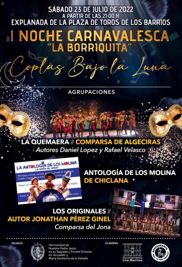 Cartel I Noche Carnavalesca 'La Borriquita'