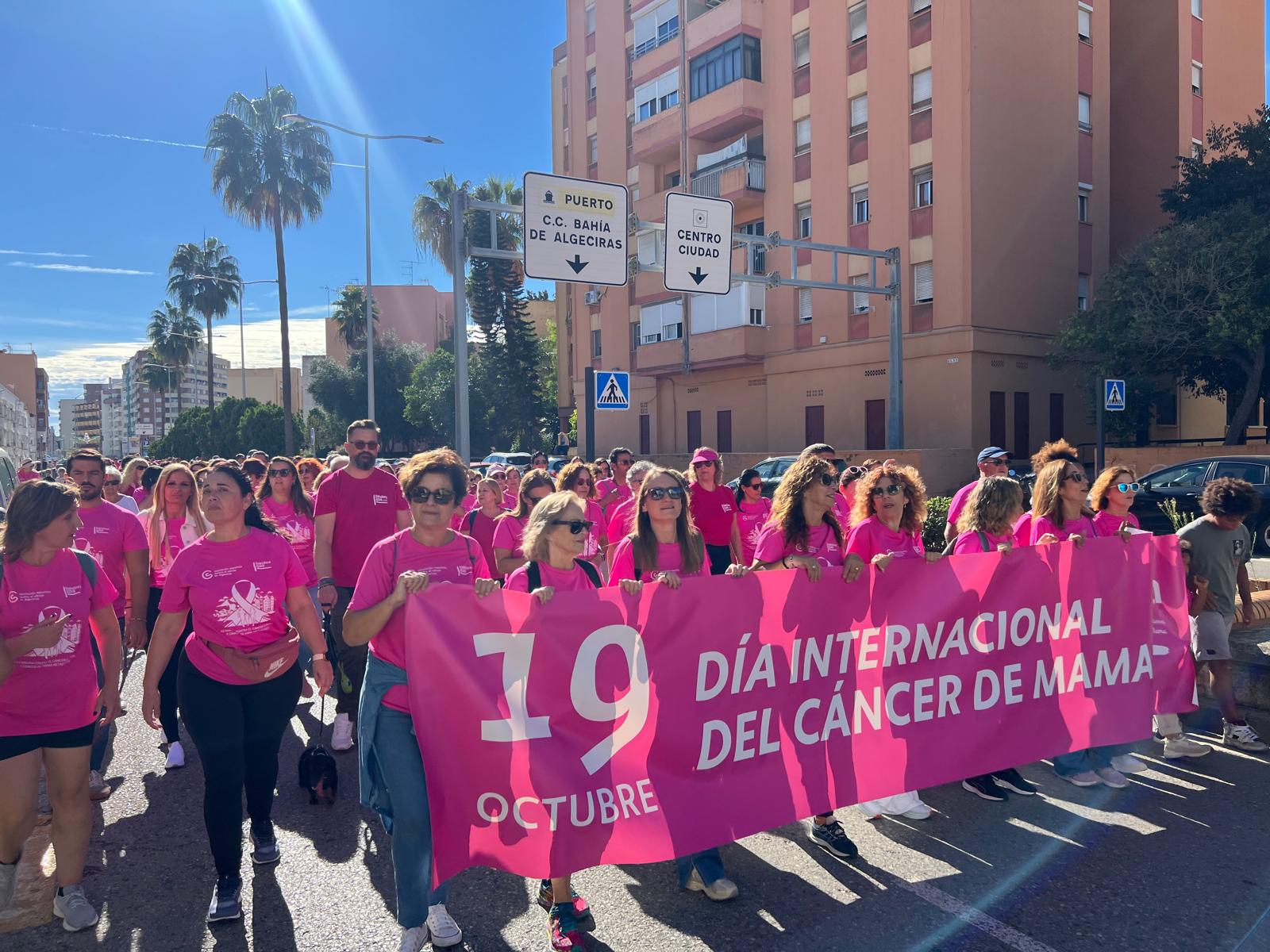 Algeciras marcha contra el Cáncer de Mama Metastásico. Imagen de archivo. 
