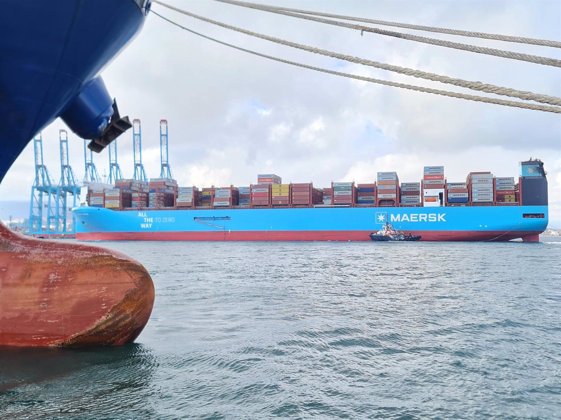 El Puerto de Algeciras recibe el lunes el primer portacontenedores dentro de la nueva alianza Gemini. 