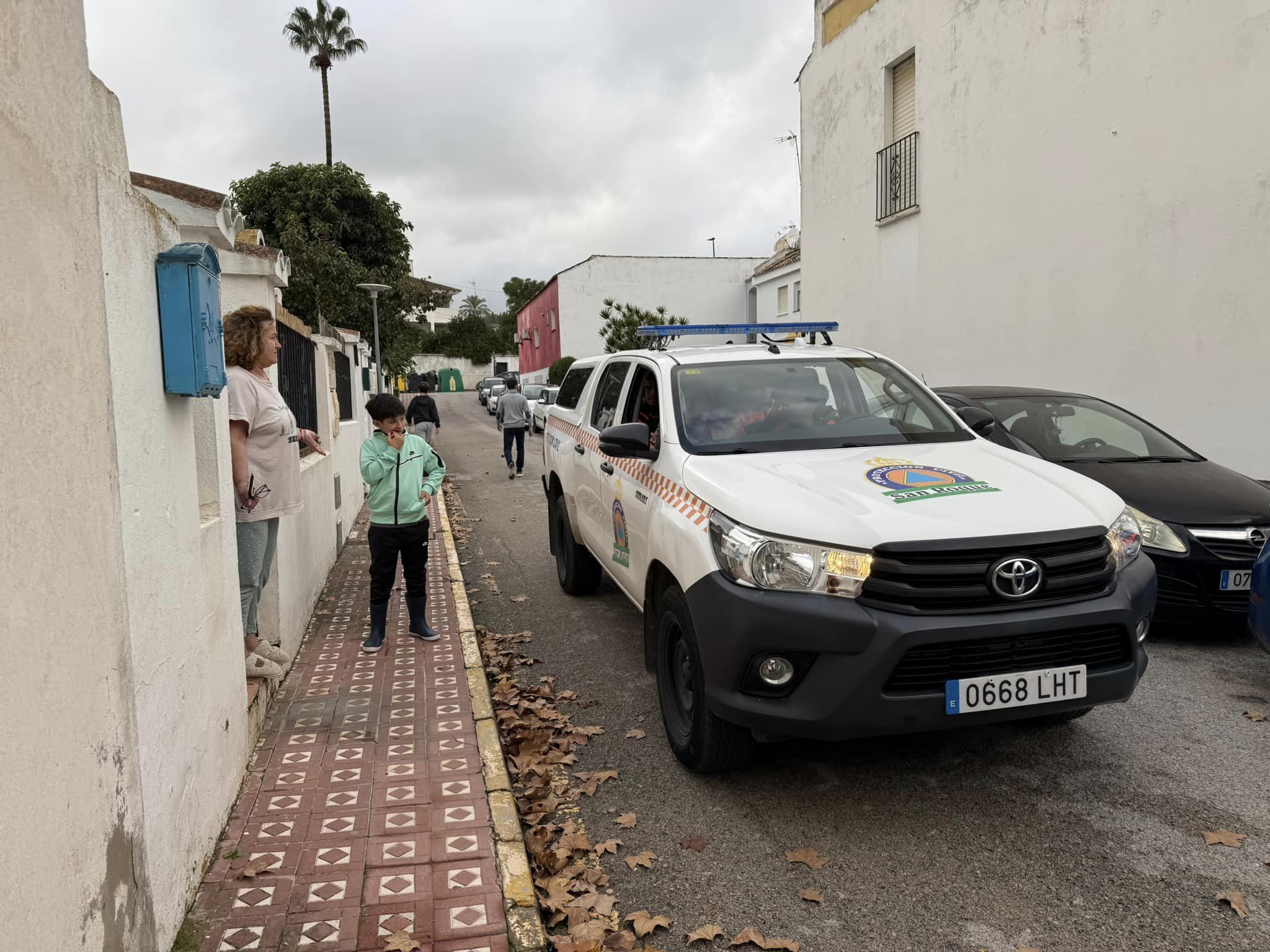 Los vecinos de San Roque junto al río Guadiaro pueden volver a sus casas tras bajar el caudal. Foto: S.D. / 8Directo.