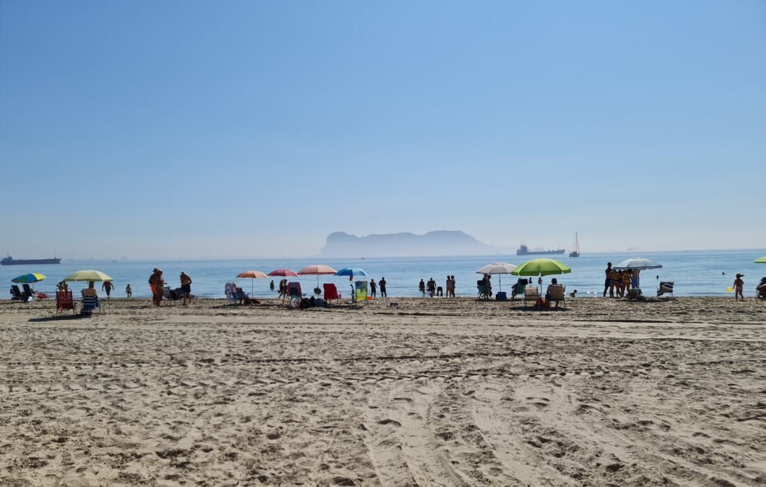 Playa de El Rinconcillo, en Algeciras.