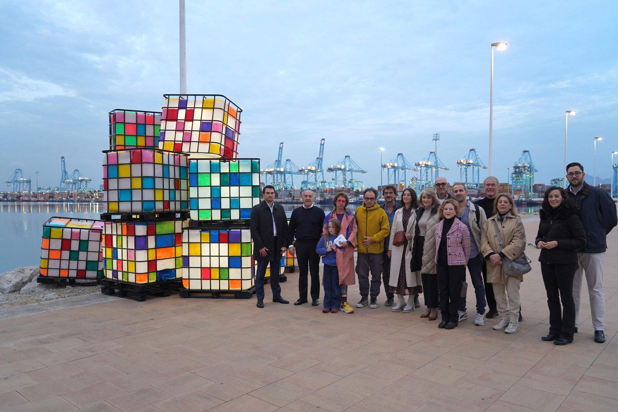El Lago Marítimo, también un lugar de exposición