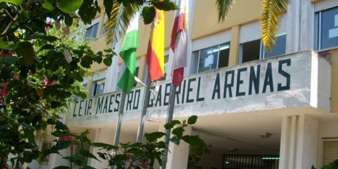 Colegio Maestro Gabriel Arenas. Imagen de archivo. San Roque destinará más de medio millón de euros a mejorar pistas y patios de colegios en 2026
