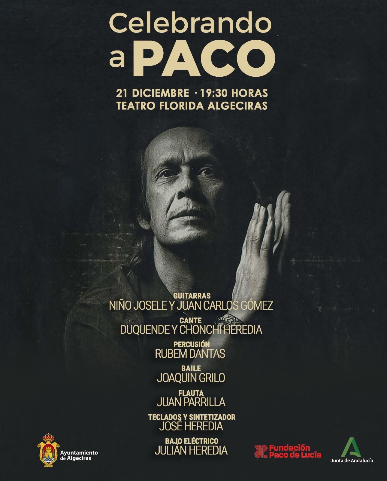 Cartel de 'Celebrando a Paco' .