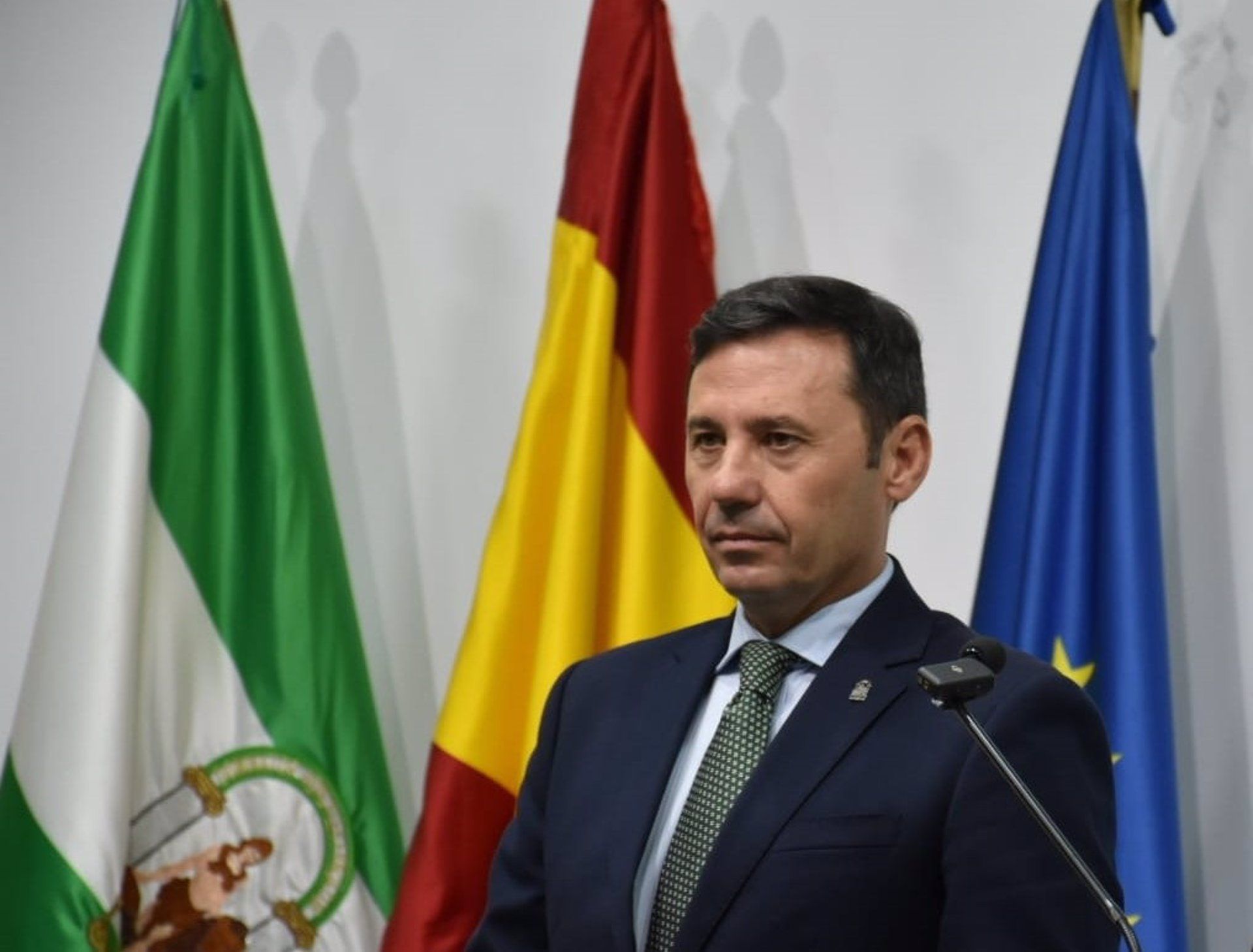 La Junta señala al 2025 para proyectos como la Ciudad de la Justicia y un nodo digital pionero. Foto: El subdelegado de la Junta de Andalucía en el Campo de Gibraltar, Javier Ros. - JUNTA DE ANDALUCÍA.