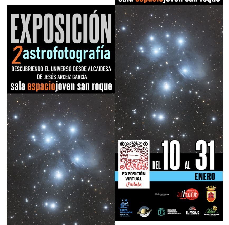 Nueva exposición de astrofotografía, a partir del 10 de enero en el Espacio Joven.