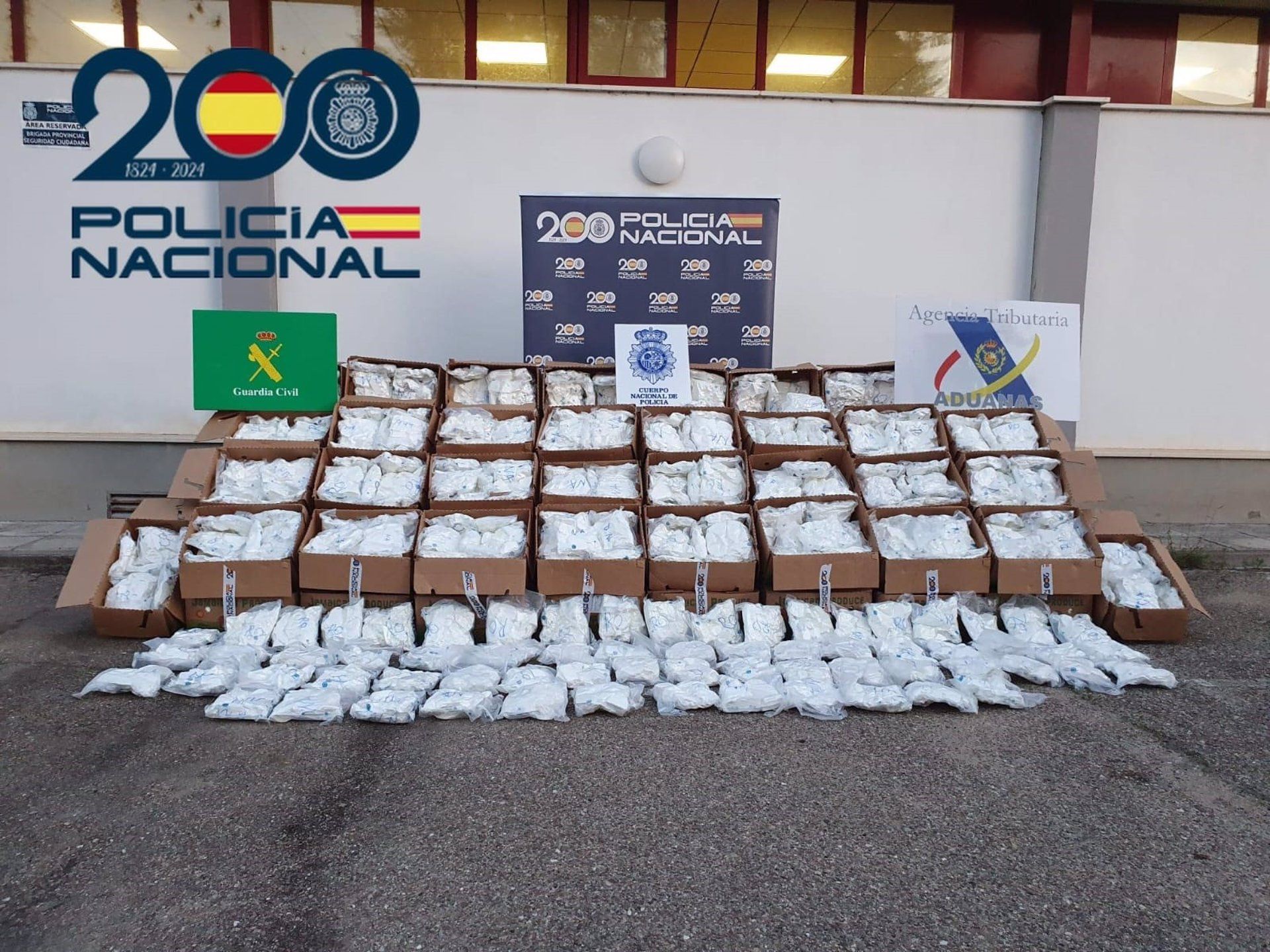Intervenidos en el Puerto de Algeciras 1.450 kilos de cocaína ocultos en cajas de yuca.