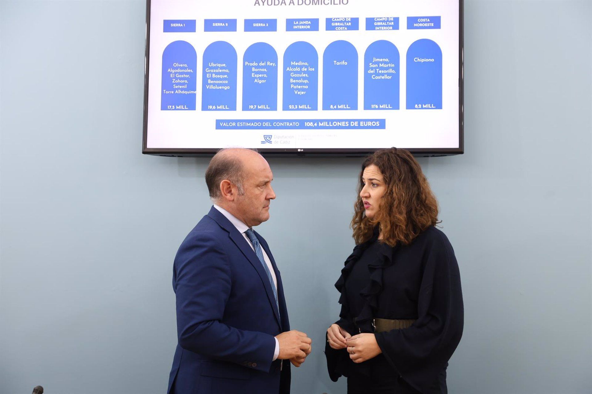 Diputación aprueba la propuesta de adjudicación de Ayuda a Domicilio con una subida de 5 euros la hora.