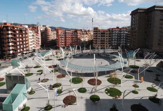 Una de las ideas de cómo quedaría la Plaza de la Constitución tras su remodelación.