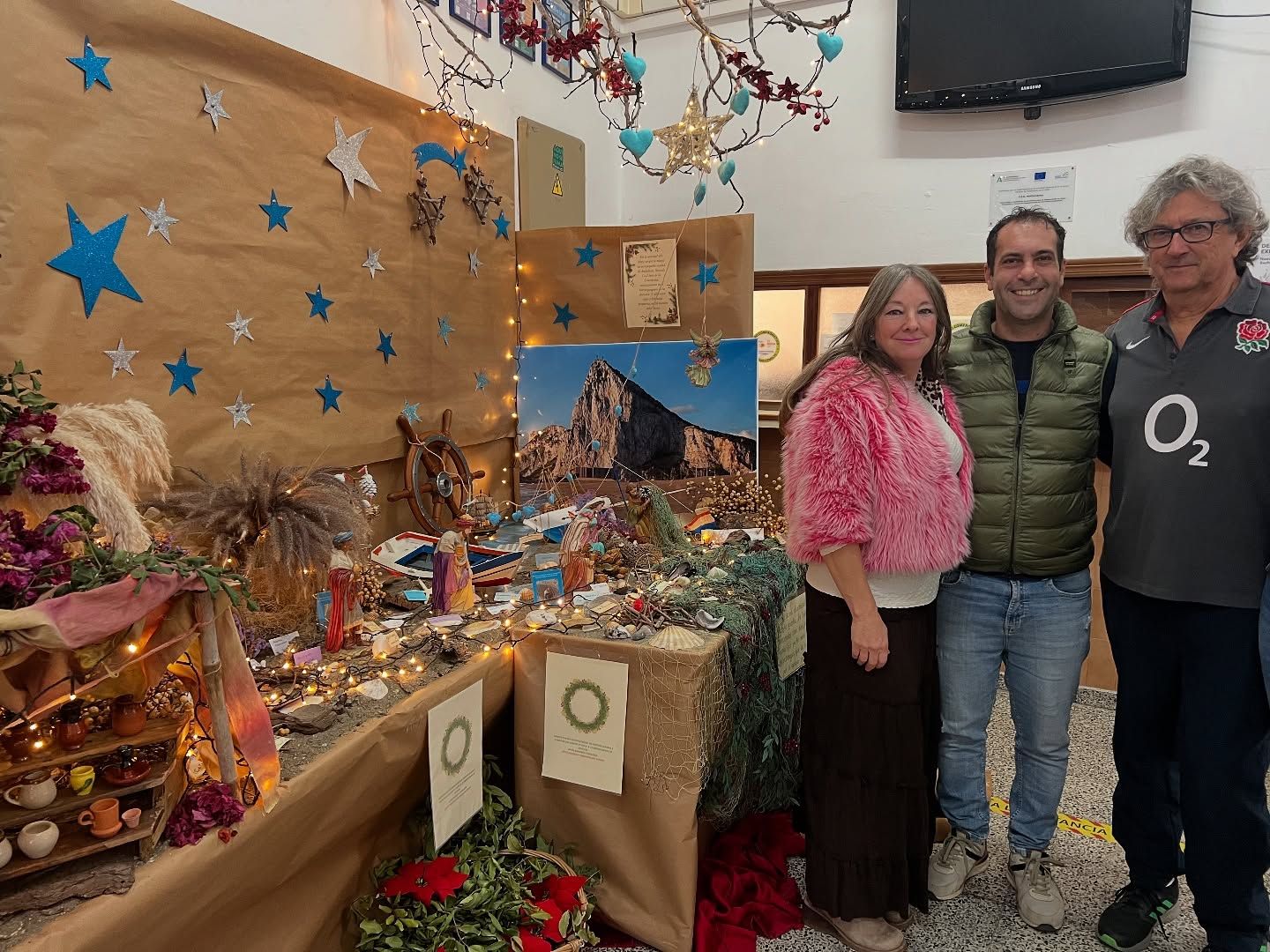El colegio Velada y el instituto Mediterráneo, ganadores del concurso de belenes. 
