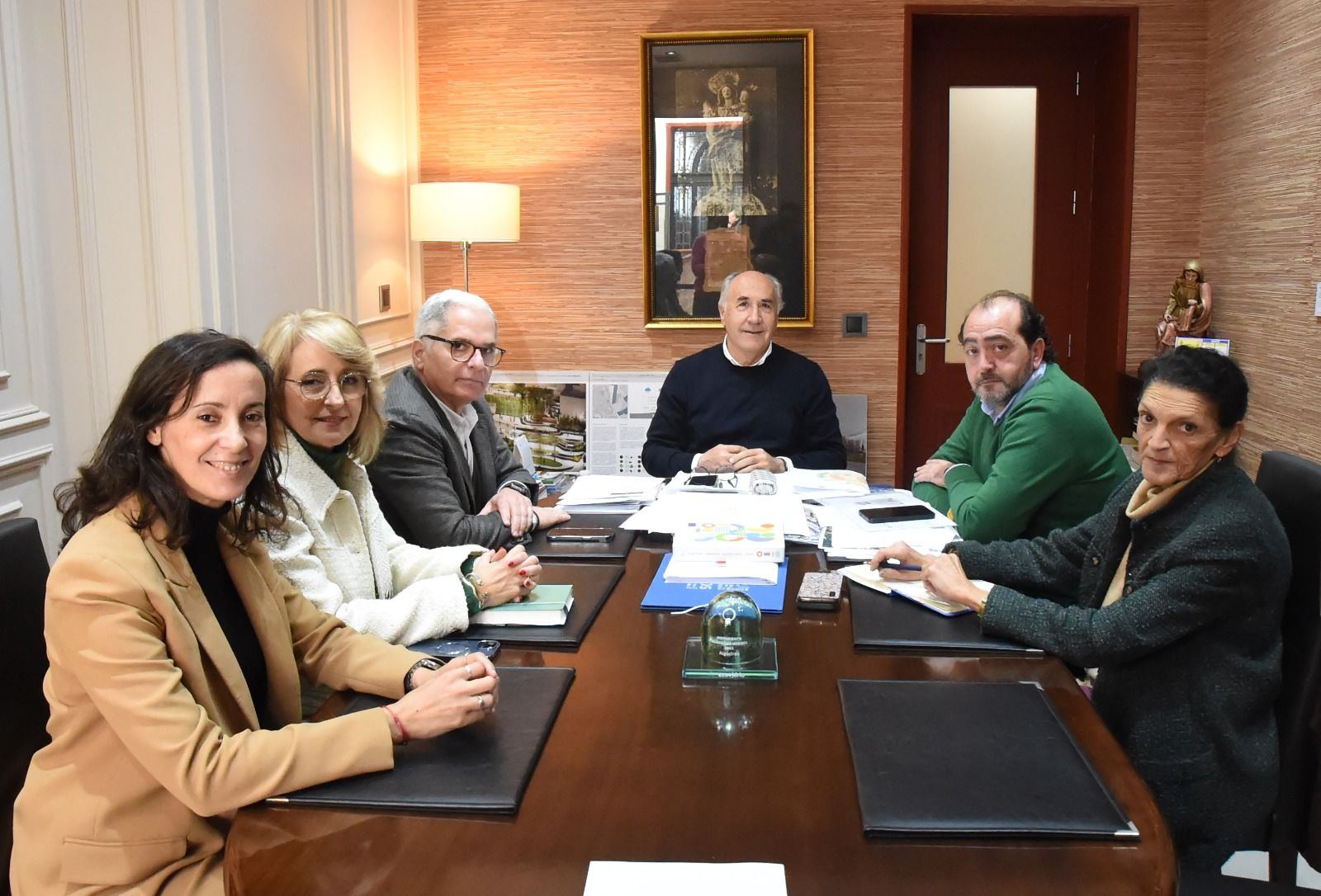 Ayuntamiento y Hermandad del Rocío coordinan los actos por el 40 aniversario de la hermandad.