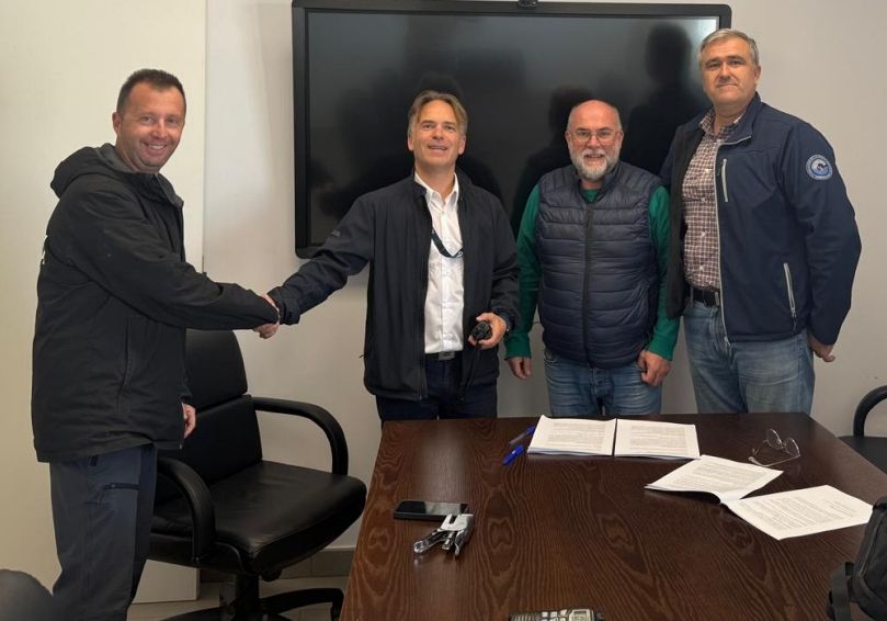 Firma del convenio de prácticos de Tarifa. 
