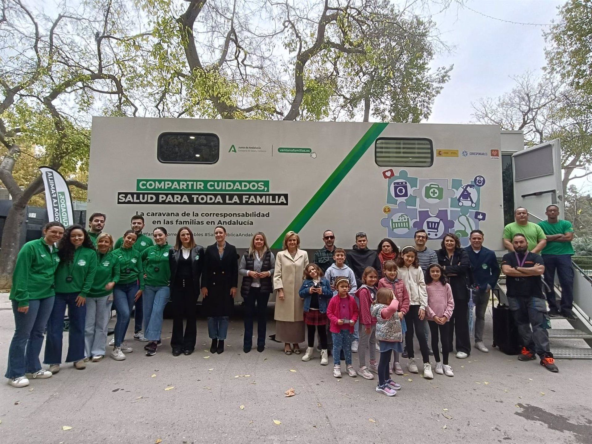 La 'Caravana de la Corresponsabilidad en Cuidados de Salud' en Jaén en una imagen de archivo. - AYUNTAMIENTO DE JAÉN - Archivo. La Caravana de la Corresponsabilidad en Cuidados de Salud visita Algeciras este domingo