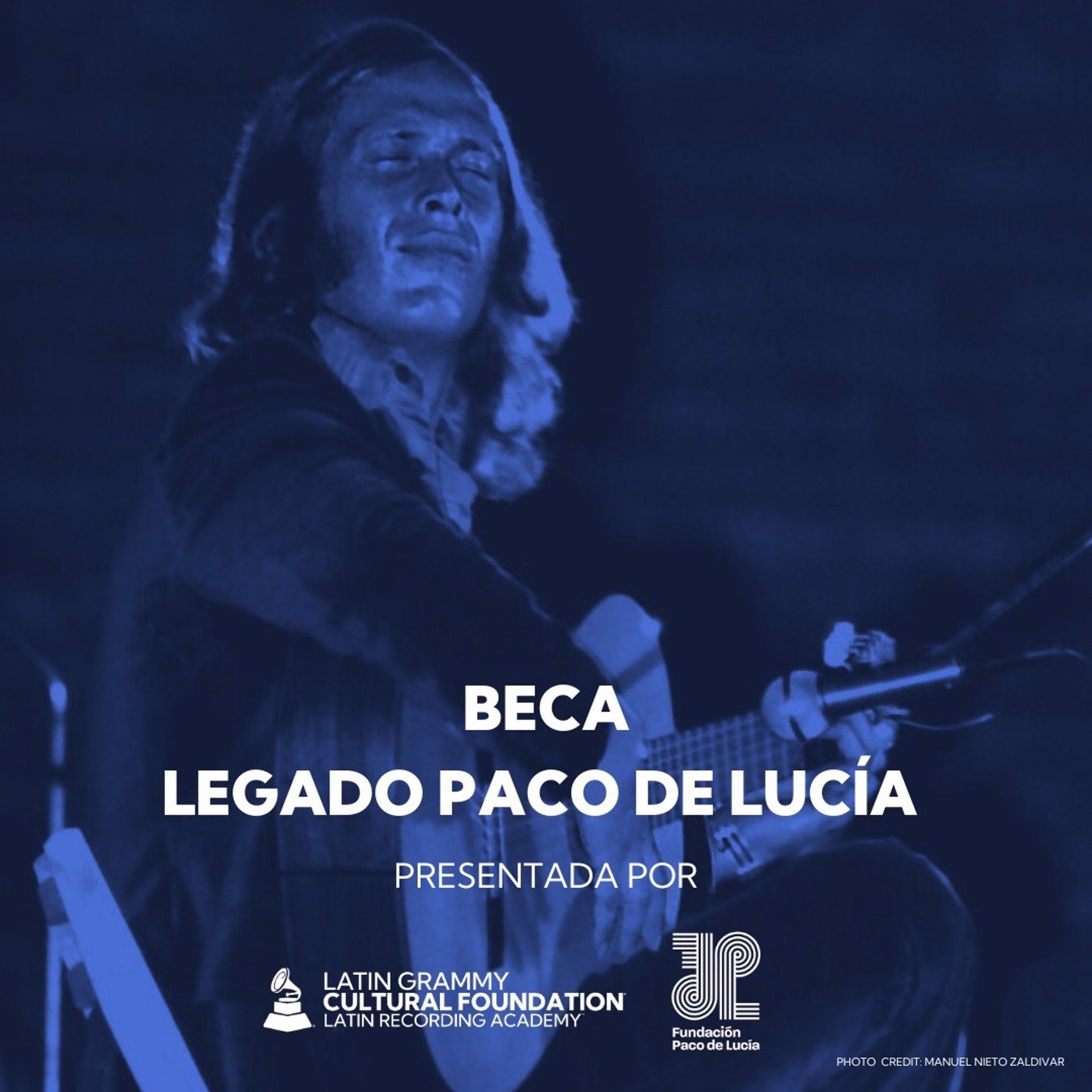 La Fundación Cultural Latin Grammy anuncia una Beca Legado Paco de Lucía para estudiantes de música.