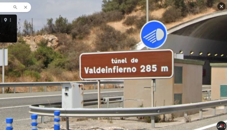 El radar del túnel de Valdeinfierno, el noveno que más multa en España.
