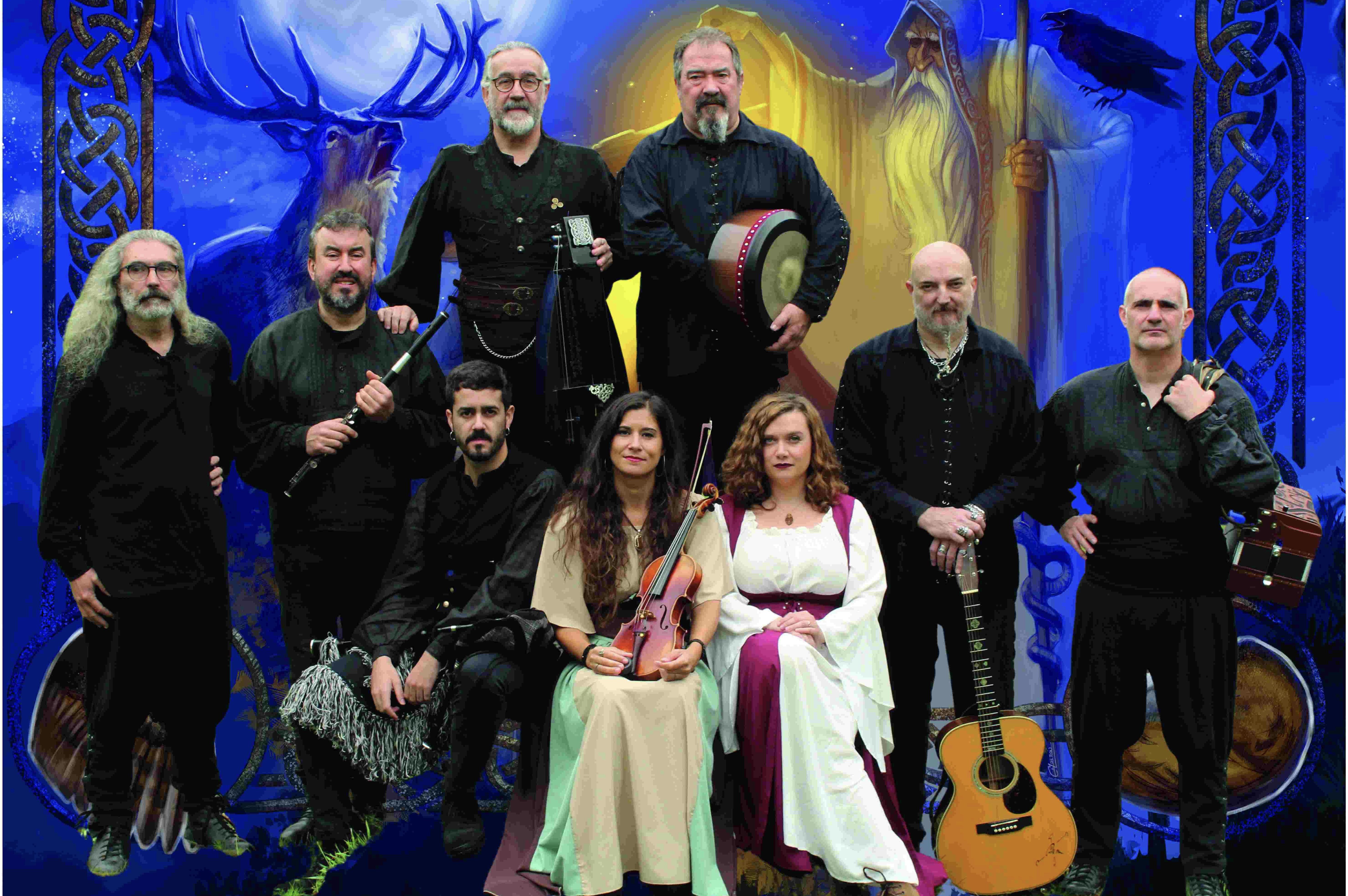 El grupo más emblemático del folk de Galicia y uno de los más importantes de Europa, Luar Na Lubre, este viernes en el Florida. 