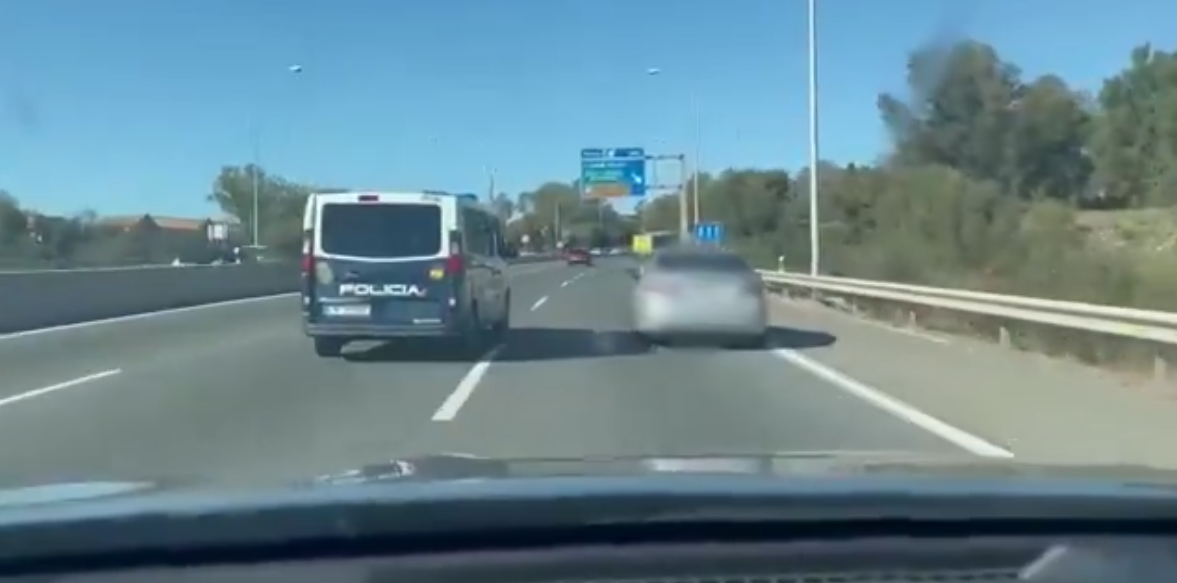 Liberado en menos de 16 horas un hombre secuestrado tras una persecución de película por la A7.