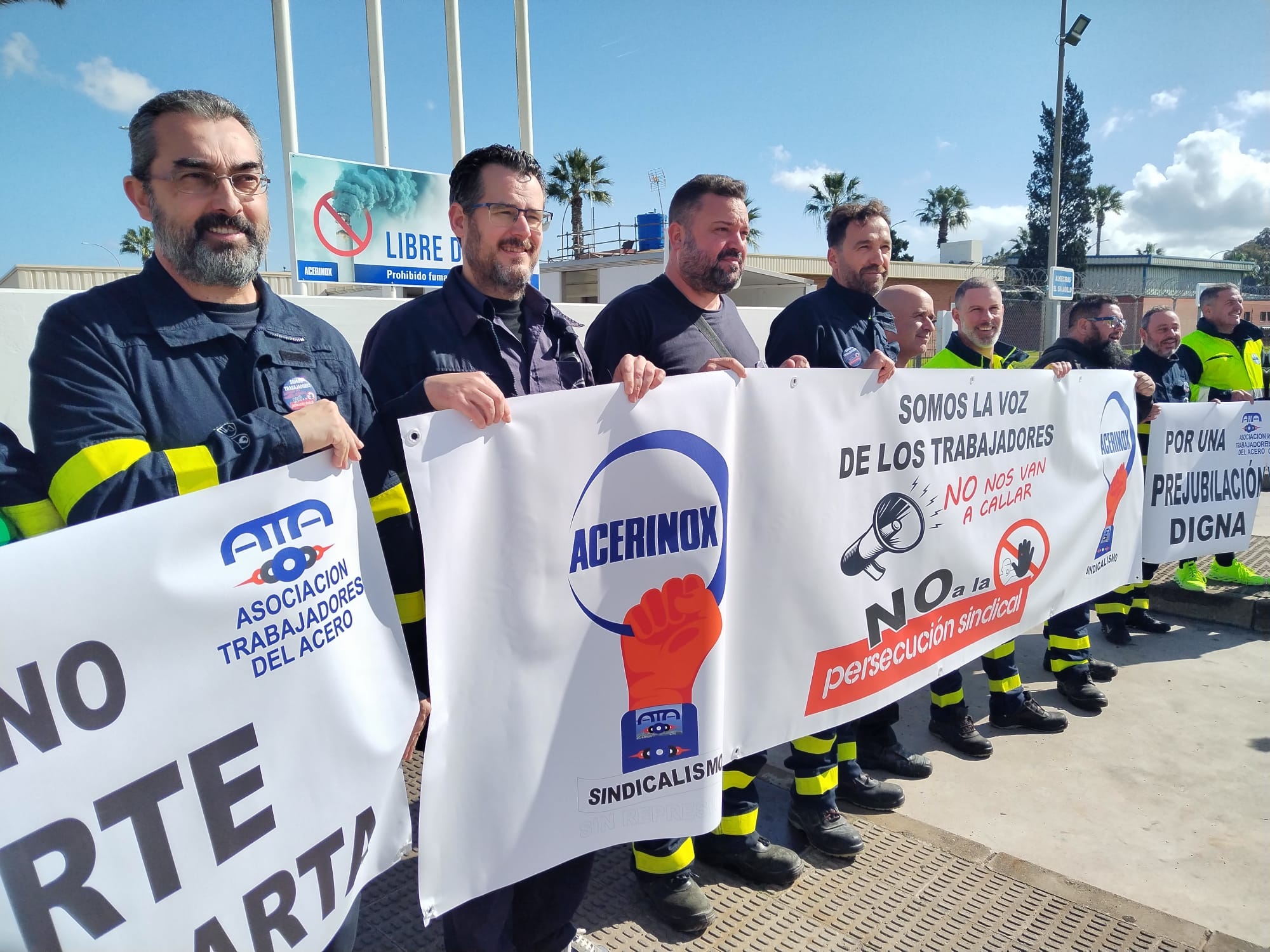 ATA denuncia que Acerinox incumple lo pactado en el convenio que puso fin a la huelga.