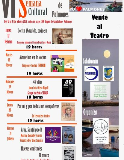 Cartel VI Semana Cultural de Palmones Cartel VI Semana Cultural de Palmones