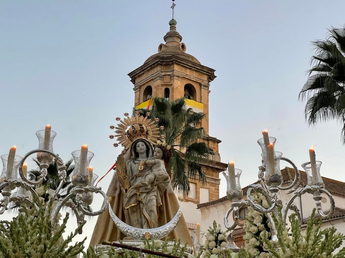 Virgen de La Palma, patrona de Algeciras. Foto: S.F.