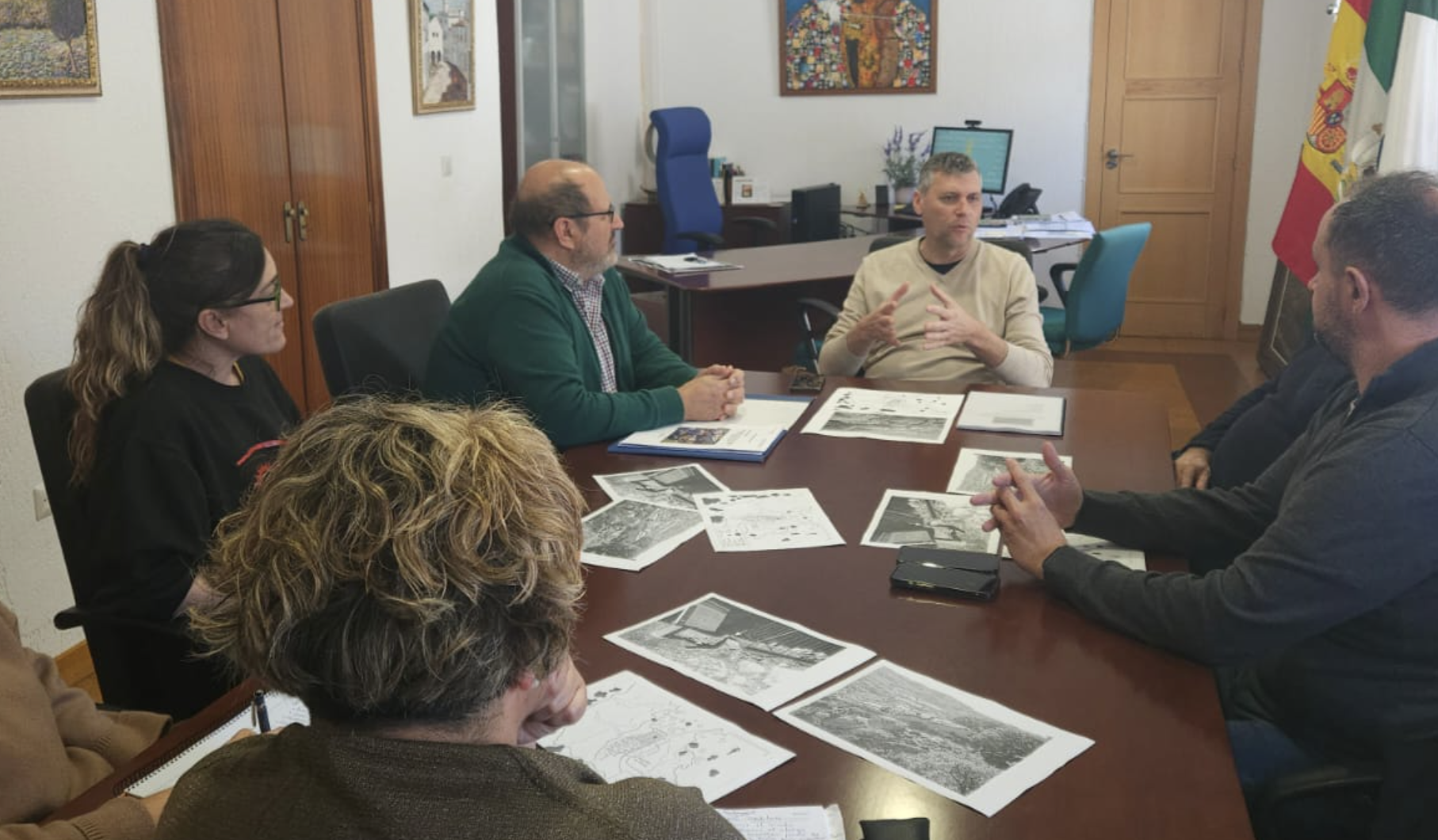 Jimena colaborará en la investigación y conservación de las pinturas rupestres de Laja Alta