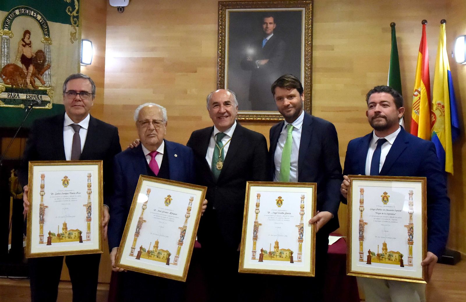 Los reconocidos el Día de Andalucía de 2024. Algeciras. El Día de Andalucía centra la agenda cultural de Algeciras para esta semana